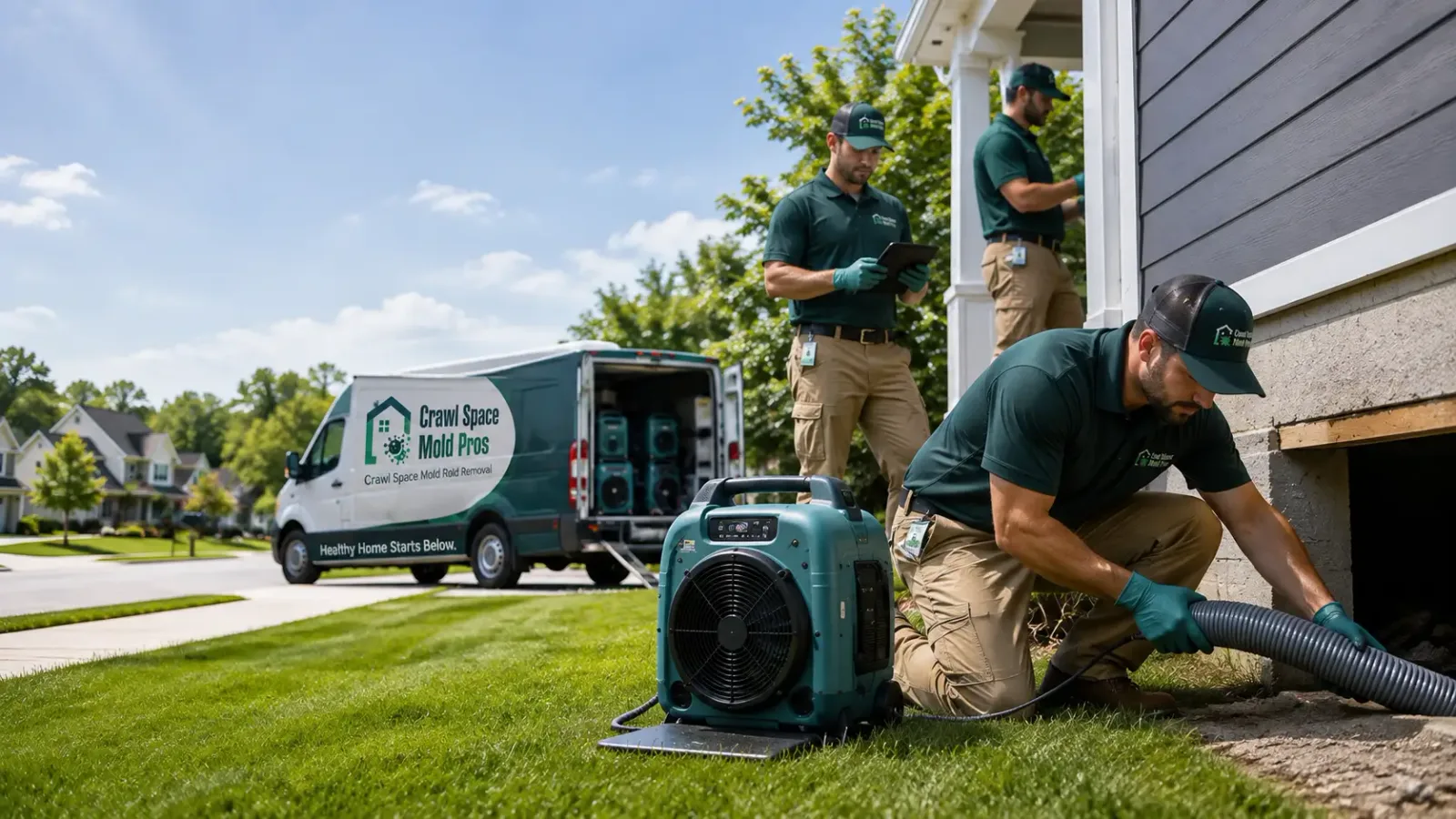 Crawl Space Mold Removal in Locust Valley, NY